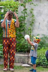Clown bei der Tagespflege Vita Care in Gelsenkirchen