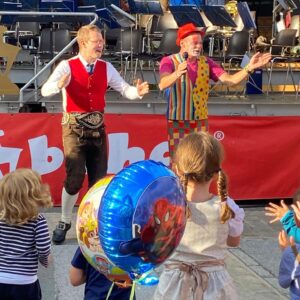 Clown Pepe in Kitzbühel beim Dorffest.